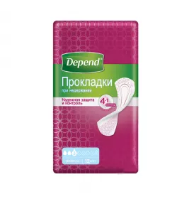 *Урологические прокладки Depend Normal Plus 12*6